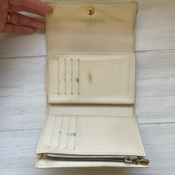 Authentic Louis Vuitton Damier Azur Canvas Alexandra Wallet - Picture 4 of 9